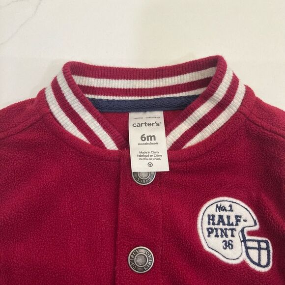 Carter's Red Varsity Jacket for Infants - Picture 2 of 6